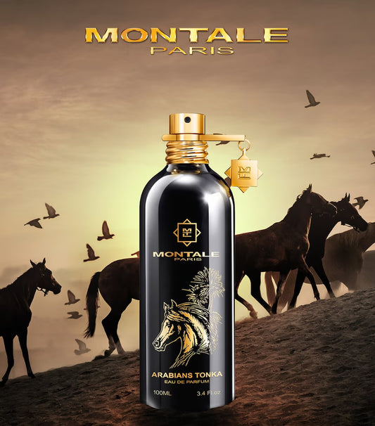 Montale Paris Arabians Tonka Eau De Parfum - Warm & Spicy Unisex Perfume With Bergamot, Rose & Tonka Beans