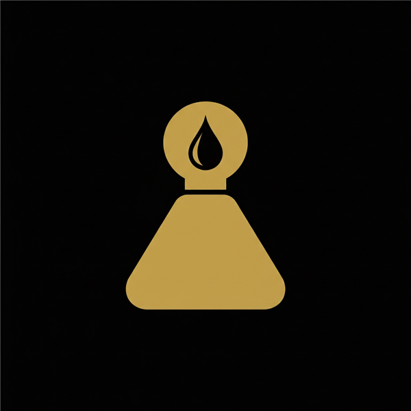 Perfume Secret Logo - Black Background